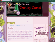 Tablet Screenshot of countrydianet.blogspot.com