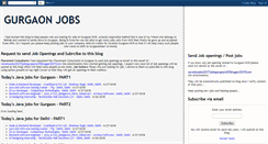 Desktop Screenshot of jobs-gurgaon.blogspot.com