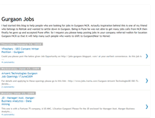 Tablet Screenshot of jobs-gurgaon.blogspot.com