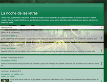 Tablet Screenshot of lanochedelasletras.blogspot.com
