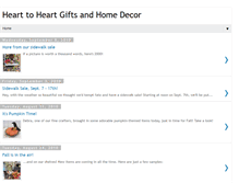 Tablet Screenshot of hearttoheartgiftsandhomedecor.blogspot.com