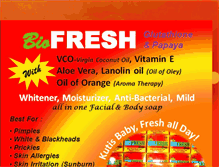 Tablet Screenshot of biofreshsoap.blogspot.com