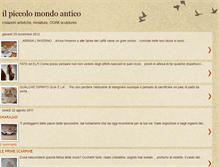 Tablet Screenshot of ilpiccolomondoantico.blogspot.com
