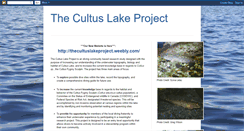 Desktop Screenshot of divecultuslake.blogspot.com