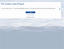 Tablet Screenshot of divecultuslake.blogspot.com