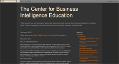 Desktop Screenshot of biz-intel-center.blogspot.com