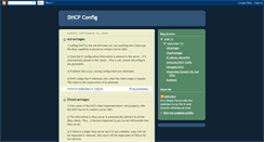 Desktop Screenshot of dhcpconfig.blogspot.com