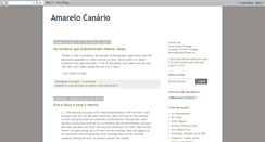 Desktop Screenshot of amarelo-canario.blogspot.com
