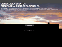 Tablet Screenshot of cieneguillaeventos.blogspot.com