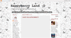 Desktop Screenshot of happyberryland.blogspot.com