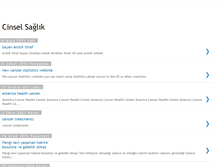 Tablet Screenshot of cinselsagliksitesi.blogspot.com