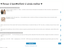 Tablet Screenshot of pensarbomrefletiraindamelhor.blogspot.com
