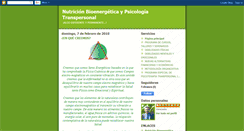 Desktop Screenshot of nutricion-bioenergetica.blogspot.com