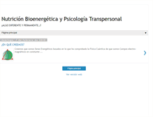 Tablet Screenshot of nutricion-bioenergetica.blogspot.com