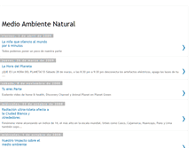 Tablet Screenshot of medioambiente-natural.blogspot.com