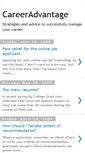 Mobile Screenshot of careeradvantage.blogspot.com