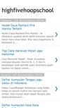 Mobile Screenshot of highfivehoopschool.blogspot.com