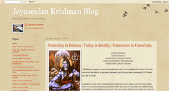 Desktop Screenshot of jeyaseelankrishnan.blogspot.com