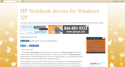 Desktop Screenshot of hpnotebookdrivers.blogspot.com