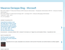 Tablet Screenshot of derieppe-maxence.blogspot.com