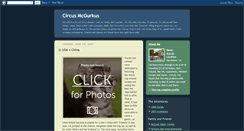 Desktop Screenshot of circusmcgurkus.blogspot.com