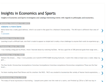 Tablet Screenshot of insightsintosports.blogspot.com