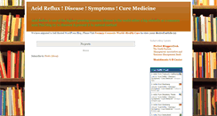 Desktop Screenshot of acidreflux-naturalcure.blogspot.com