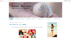 Desktop Screenshot of monetpaisley.blogspot.com