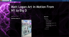 Desktop Screenshot of mattlogan-artnmotion.blogspot.com