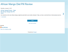Tablet Screenshot of africanmango.blogspot.com