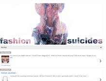 Tablet Screenshot of fashionsuicides.blogspot.com