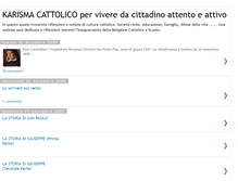 Tablet Screenshot of karismacattolico.blogspot.com