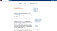 Desktop Screenshot of fowlerscarauctions.blogspot.com
