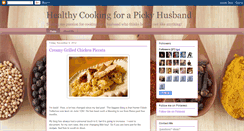 Desktop Screenshot of healthycookingforapickyhusband.blogspot.com