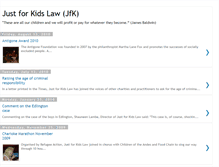 Tablet Screenshot of justforkidslaw.blogspot.com