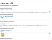 Tablet Screenshot of ccomefaresoldi.blogspot.com