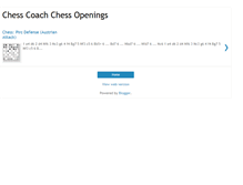 Tablet Screenshot of chesscoachchessopenings.blogspot.com