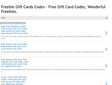 Tablet Screenshot of freebiegiftcardscodes.blogspot.com
