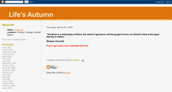 Desktop Screenshot of lifesautumn.blogspot.com