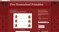 Desktop Screenshot of freehomeschoolprintables.blogspot.com