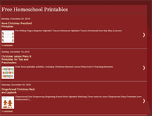 Tablet Screenshot of freehomeschoolprintables.blogspot.com