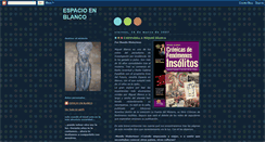 Desktop Screenshot of espacioenblancoviajes.blogspot.com