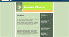 Desktop Screenshot of feministcarnival.blogspot.com
