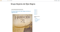 Desktop Screenshot of mujeresdeojosnegros.blogspot.com
