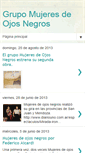 Mobile Screenshot of mujeresdeojosnegros.blogspot.com