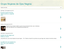 Tablet Screenshot of mujeresdeojosnegros.blogspot.com