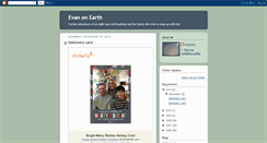 Desktop Screenshot of evanonearth.blogspot.com