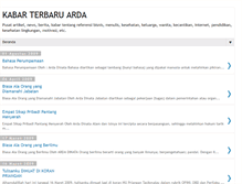 Tablet Screenshot of kabararda.blogspot.com