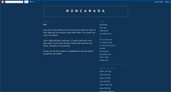 Desktop Screenshot of nuncanada.blogspot.com