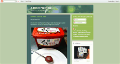 Desktop Screenshot of abrownpaperbag.blogspot.com